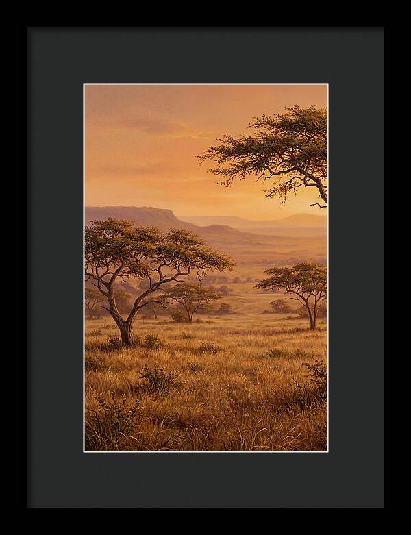 Savanna Tranquility At Twilight