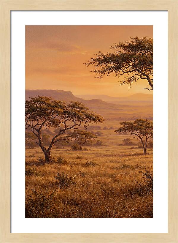 Savanna Tranquility At Twilight