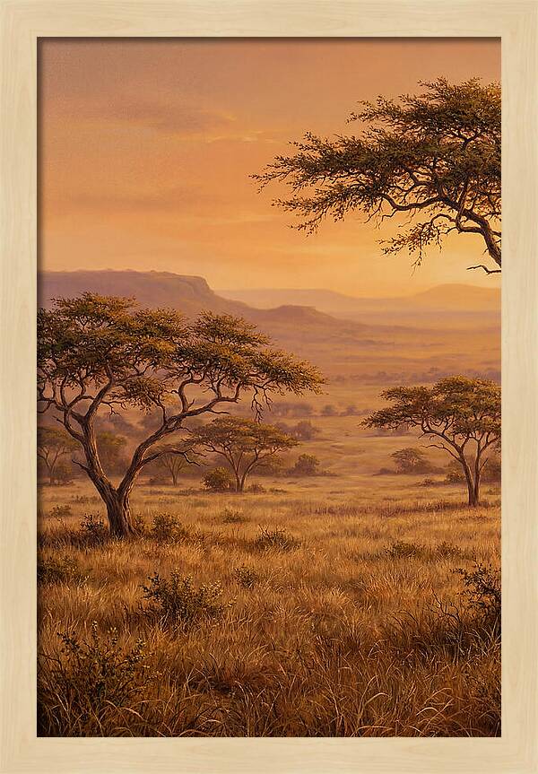 Savanna Tranquility At Twilight