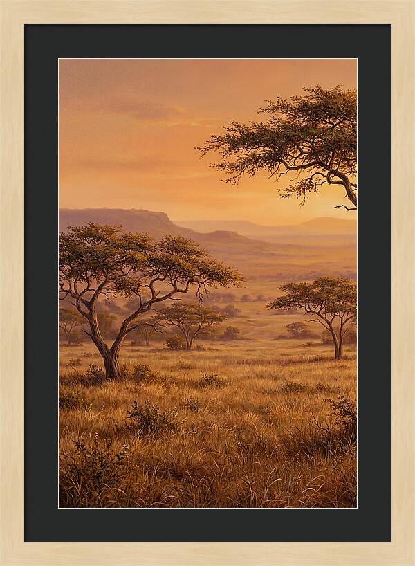 Savanna Tranquility At Twilight