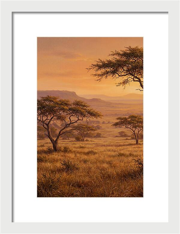 Savanna Tranquility At Twilight
