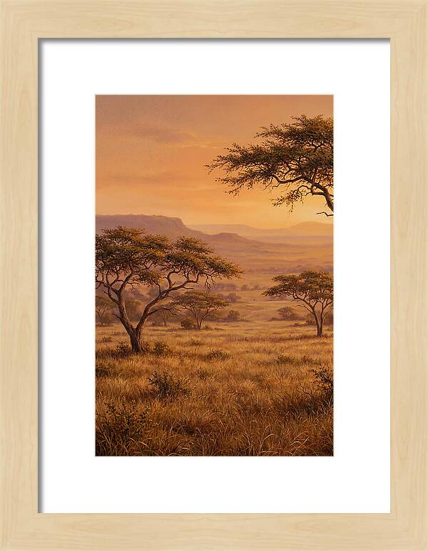 Savanna Tranquility At Twilight