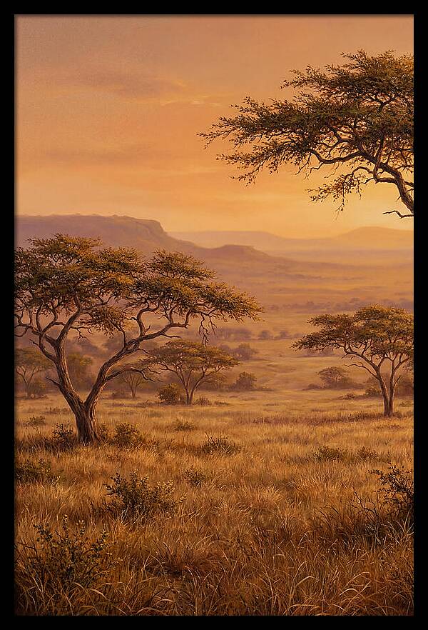 Savanna Tranquility At Twilight