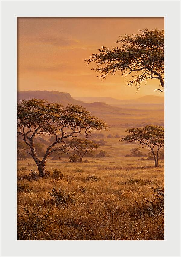 Savanna Tranquility At Twilight