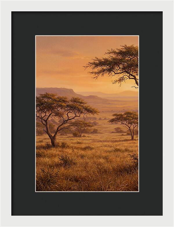 Savanna Tranquility At Twilight
