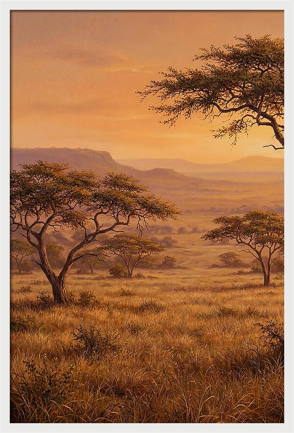 Savanna Tranquility At Twilight