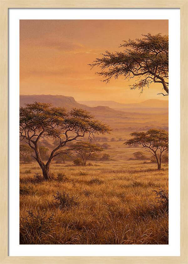 Savanna Tranquility At Twilight