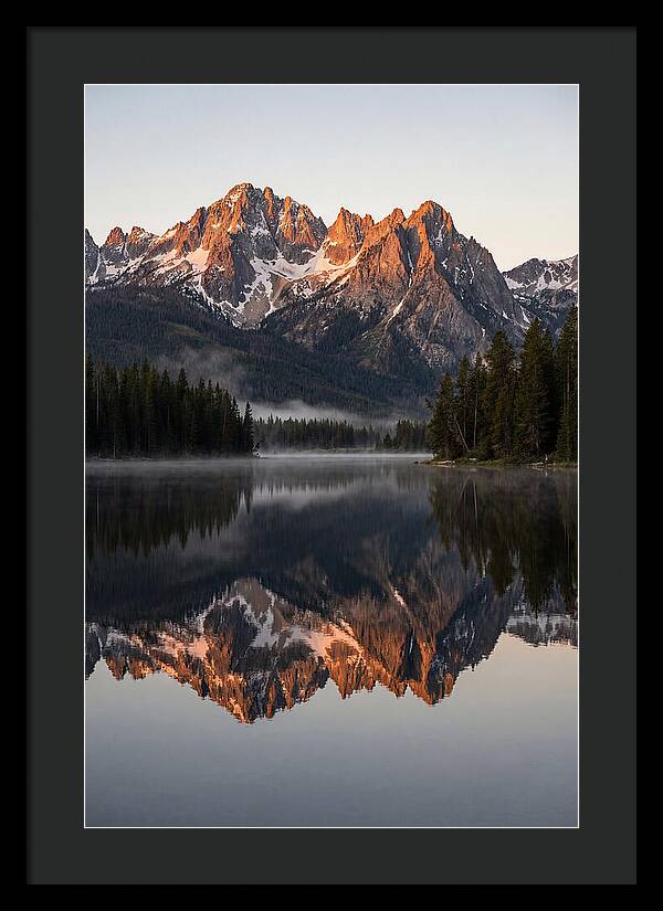 Sawtooth Mountains At Dawn