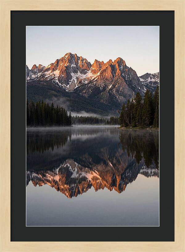 Sawtooth Mountains At Dawn
