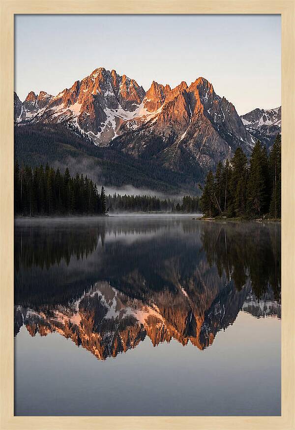 Sawtooth Mountains At Dawn