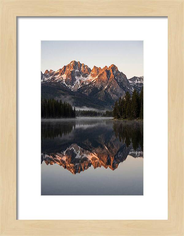 Sawtooth Mountains At Dawn