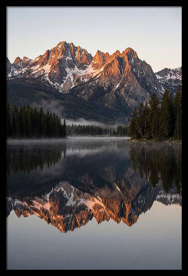 Sawtooth Mountains At Dawn