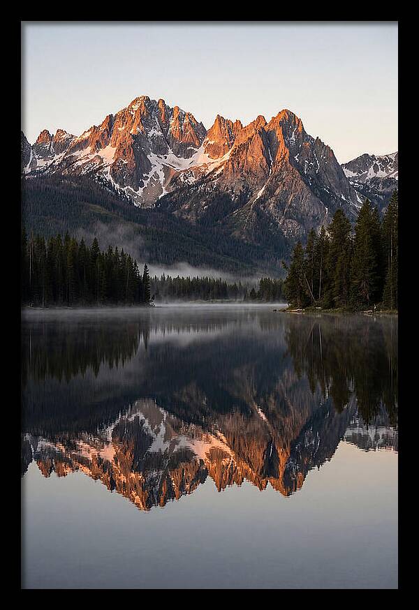 Sawtooth Mountains At Dawn