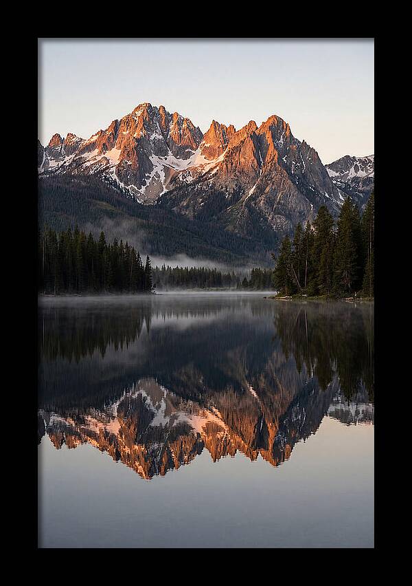 Sawtooth Mountains At Dawn