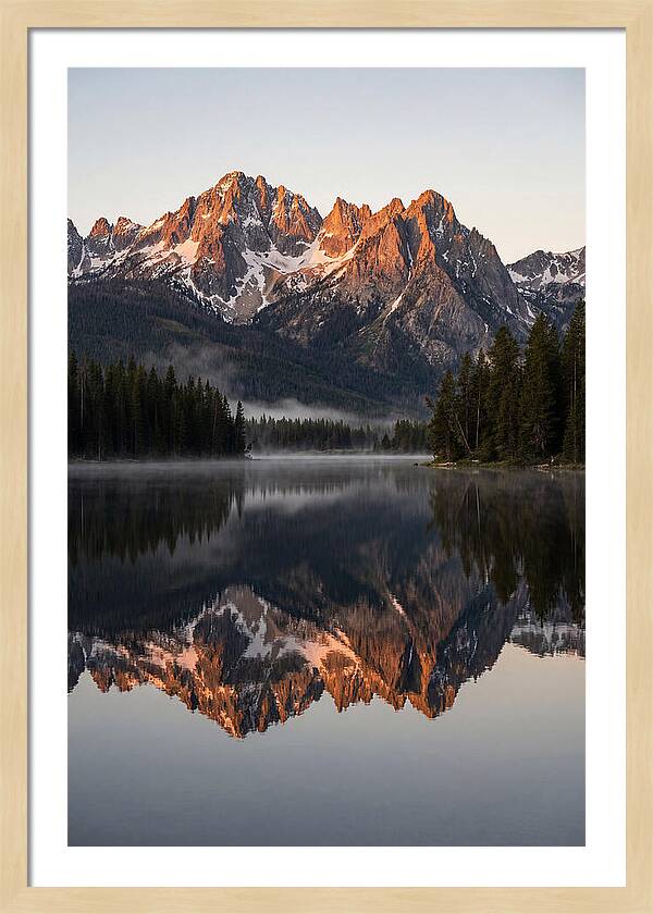 Sawtooth Mountains At Dawn