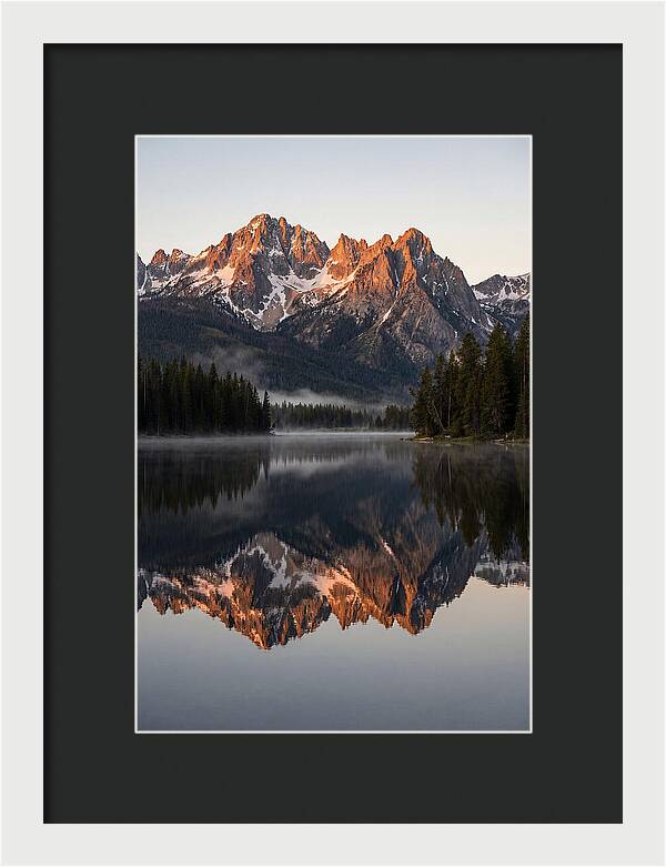 Sawtooth Mountains At Dawn