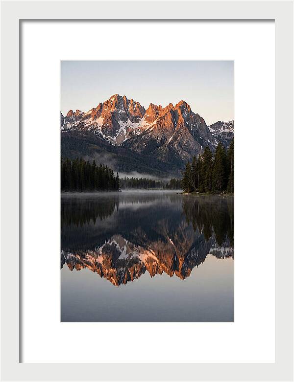 Sawtooth Mountains At Dawn