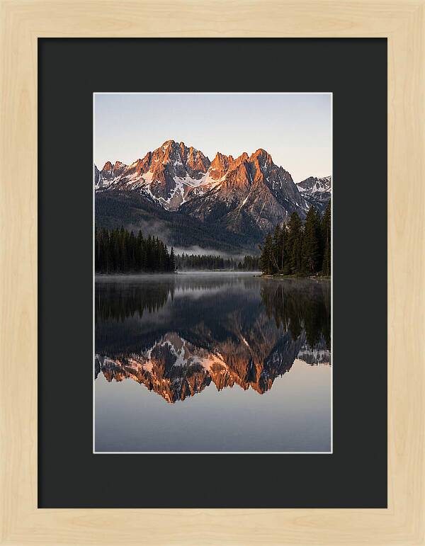 Sawtooth Mountains At Dawn