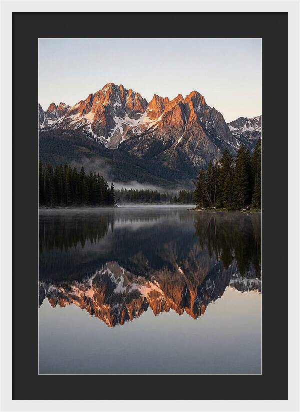 Sawtooth Mountains At Dawn