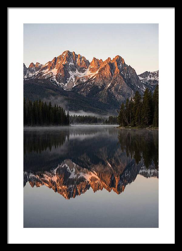 Sawtooth Mountains At Dawn