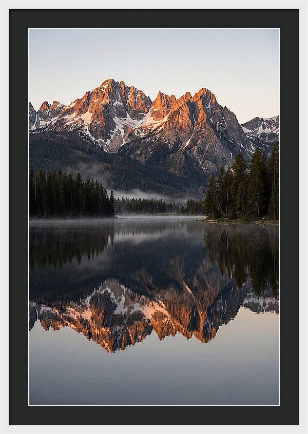 Sawtooth Mountains At Dawn