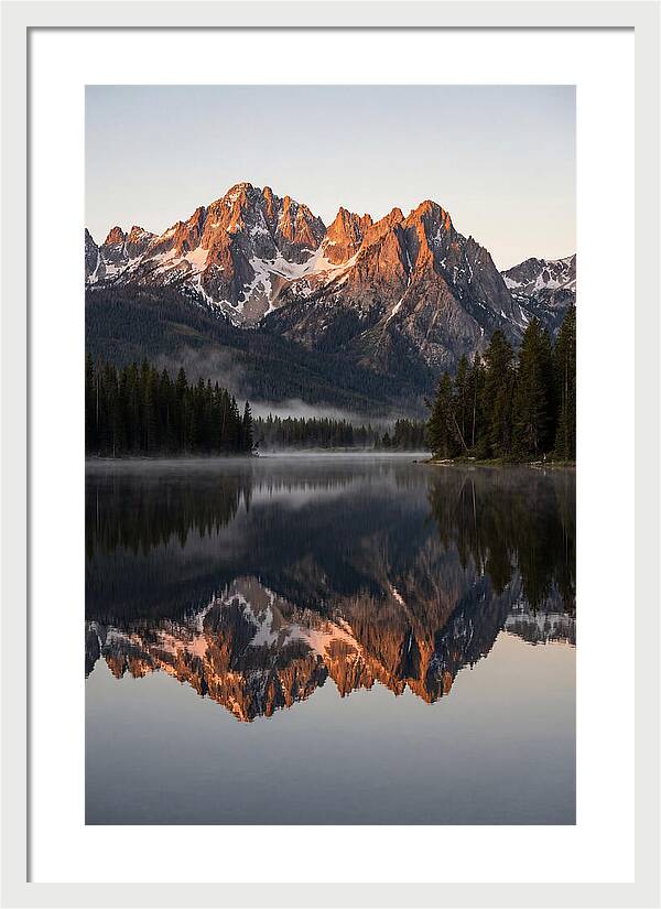 Sawtooth Mountains At Dawn