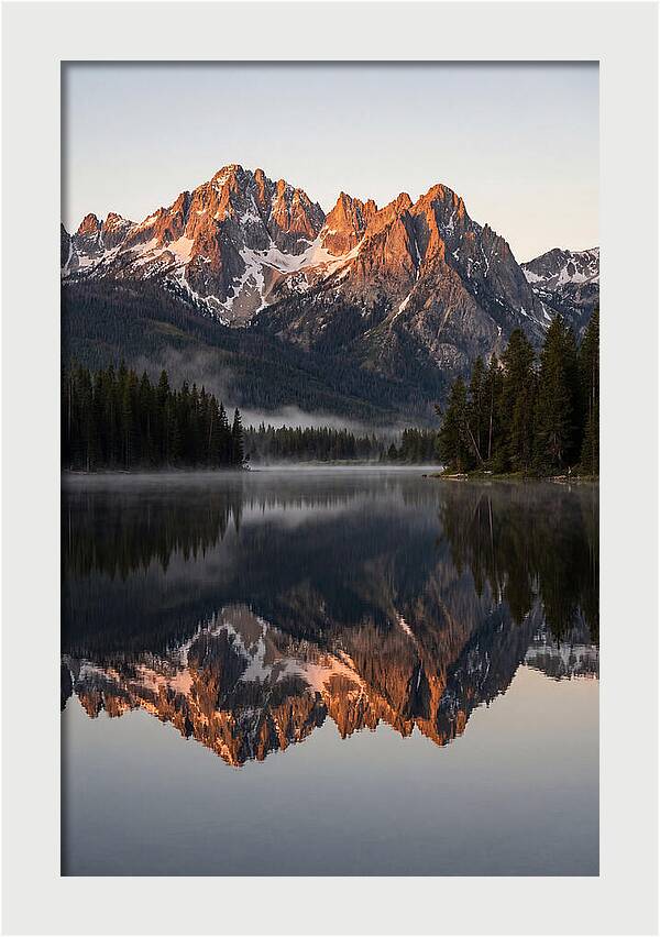 Sawtooth Mountains At Dawn