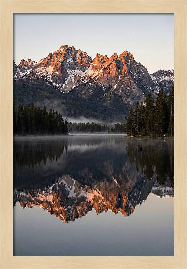 Sawtooth Mountains At Dawn