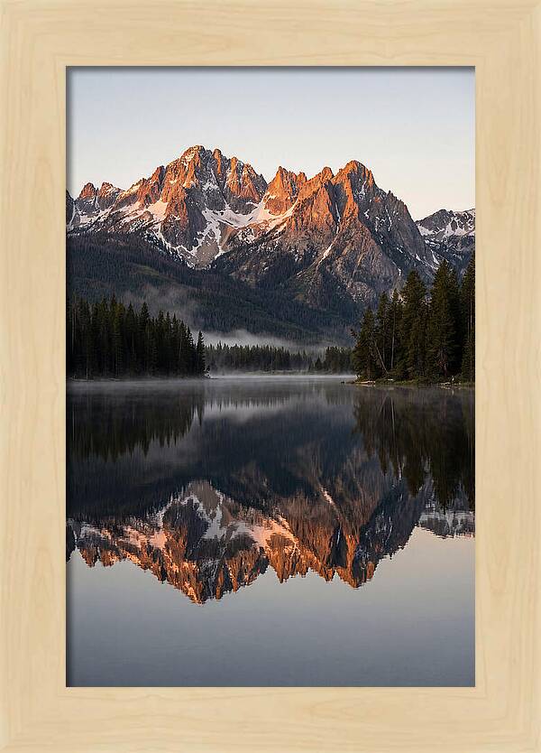 Sawtooth Mountains At Dawn