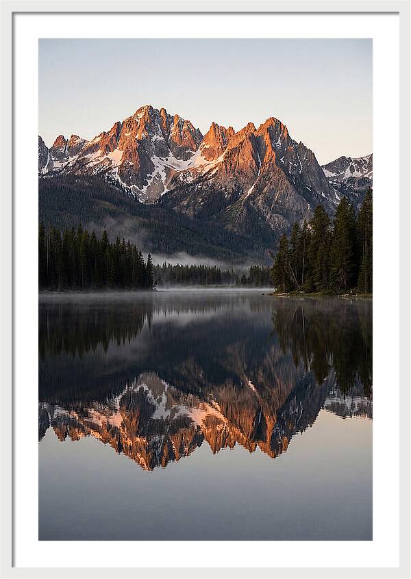 Sawtooth Mountains At Dawn