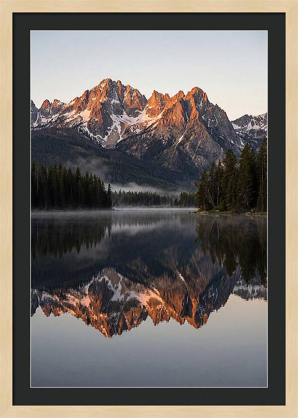 Sawtooth Mountains At Dawn