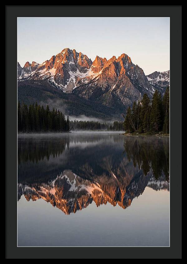 Sawtooth Mountains At Dawn
