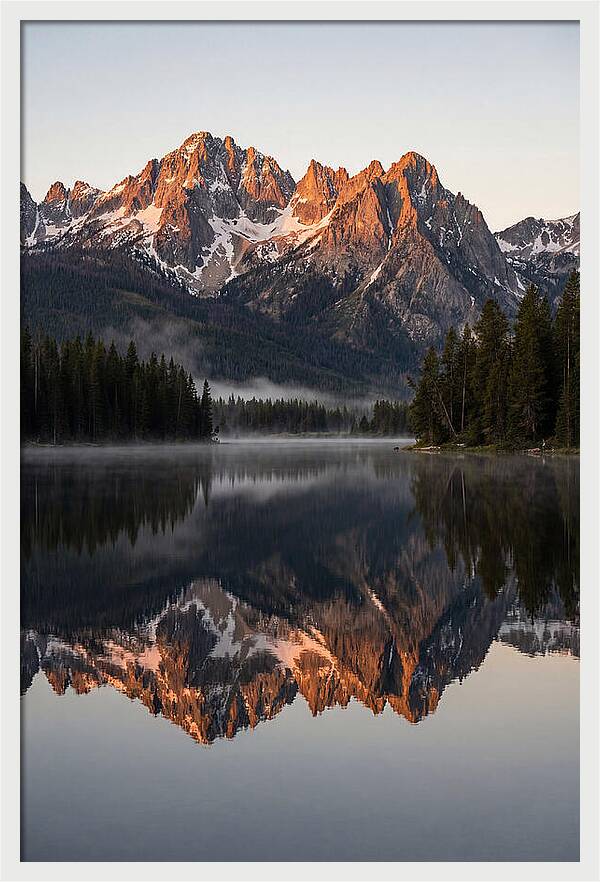 Sawtooth Mountains At Dawn