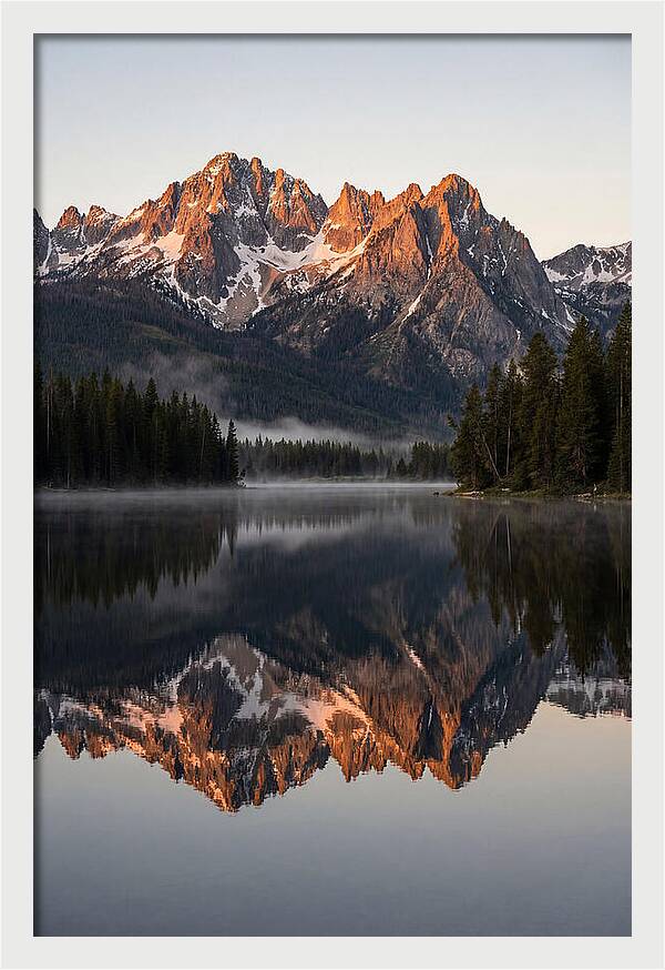 Sawtooth Mountains At Dawn