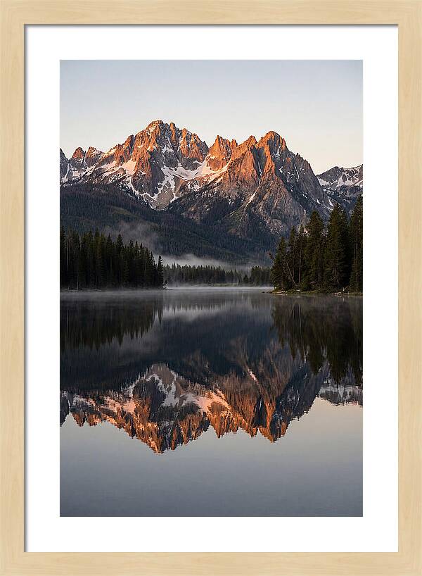 Sawtooth Mountains At Dawn