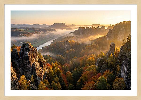 Saxon Switzerland National Park Serenity