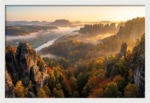 Saxon Switzerland National Park Serenity