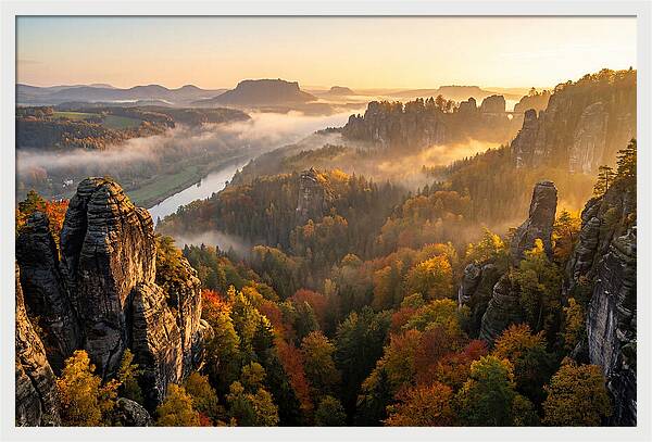 Saxon Switzerland National Park Serenity
