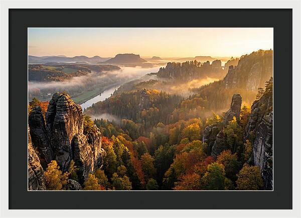 Saxon Switzerland National Park Serenity