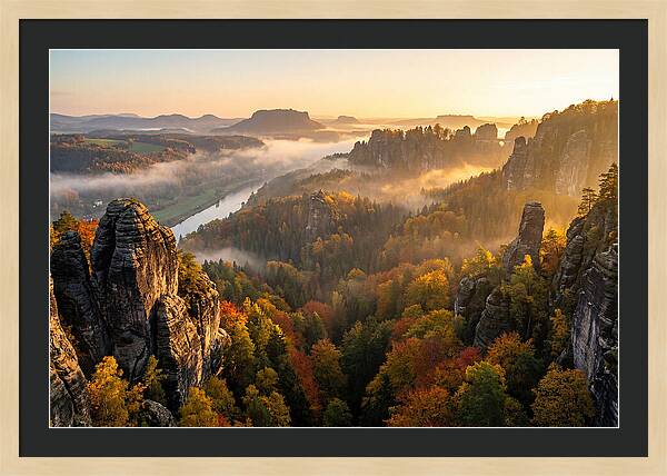 Saxon Switzerland National Park Serenity