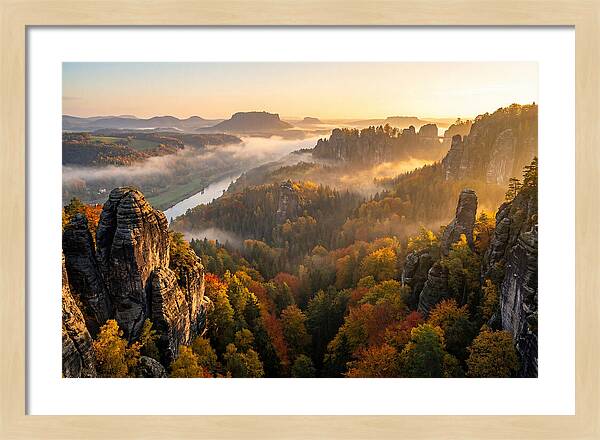 Saxon Switzerland National Park Serenity