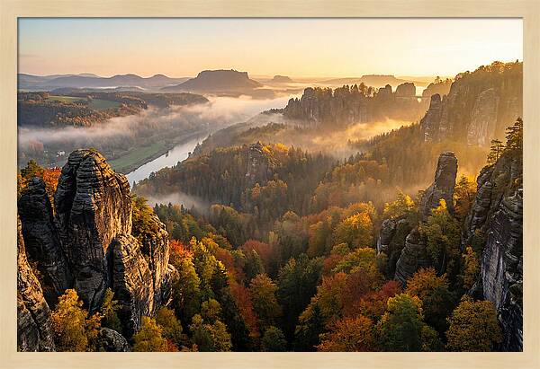 Saxon Switzerland National Park Serenity