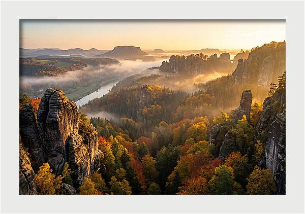 Saxon Switzerland National Park Serenity