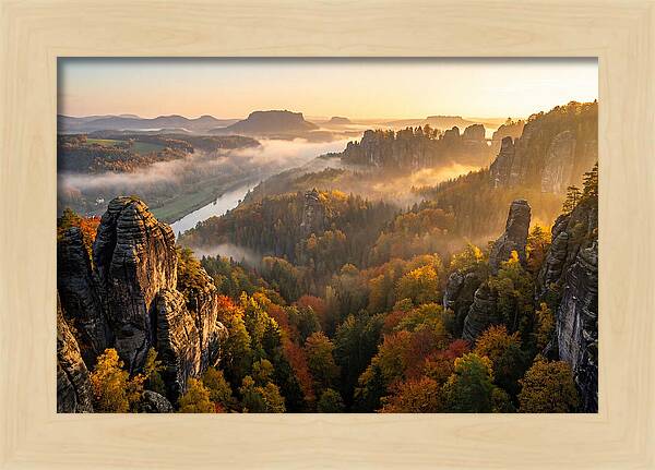 Saxon Switzerland National Park Serenity