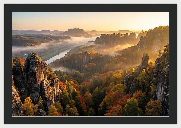 Saxon Switzerland National Park Serenity