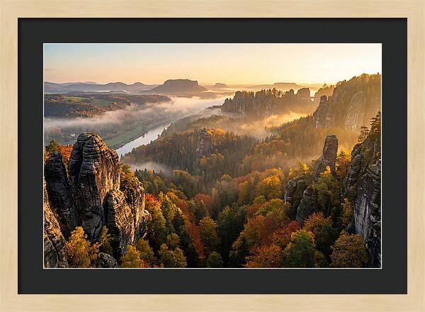 Saxon Switzerland National Park Serenity