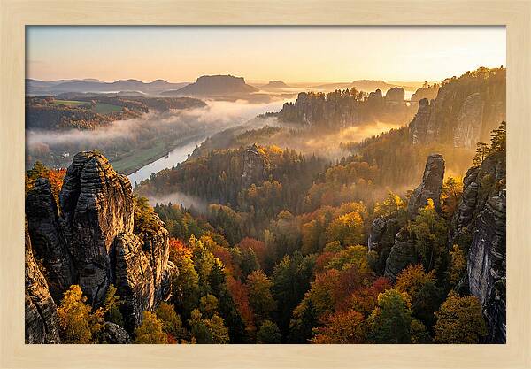Saxon Switzerland National Park Serenity