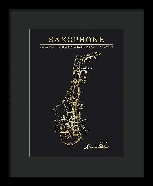 Saxophone Gold Patent Us2033774a