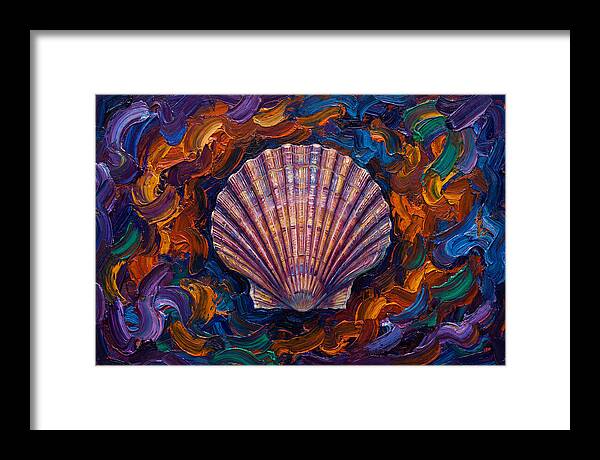Scallop In Vibrant Swirls
