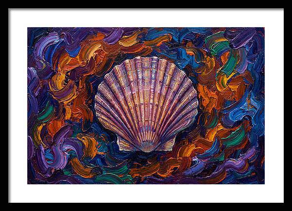 Scallop In Vibrant Swirls